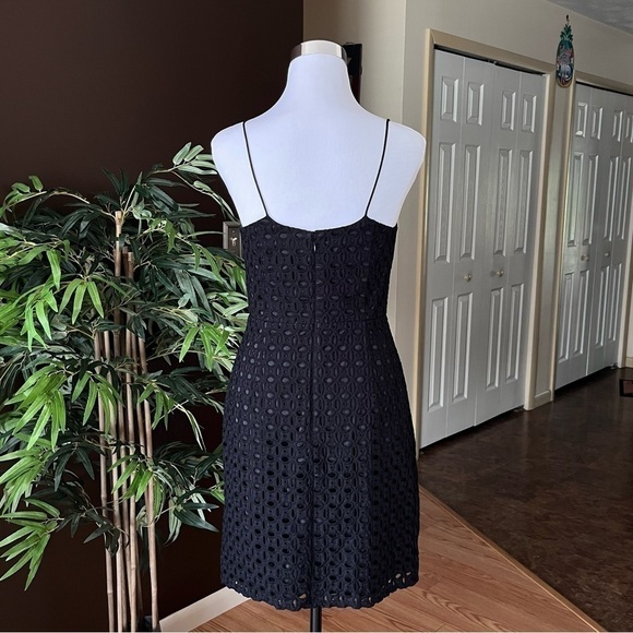 Banana Republic Black Spaghetti Strap Dress Size 2 - Picture 5 of 11